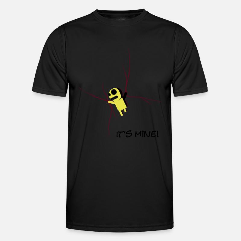 it_is_mine - Männer Funktions-T-Shirt - Schwarz