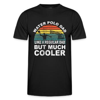 Water water-polo cadeau water-polo papa - T-shirt sport Homme - noir - Devant - AI Model Male 178 dark (178cm)