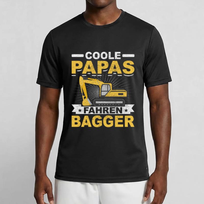 Baggerführer Geschenk Baggerfahrer Papa Bagger Männer Funktions-T-Shirt