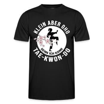 Taekwondo Kampfkunst TKD Allkampf Taekwondo-Girl - Männer Funktions-T-Shirt - Schwarz - Vorne - AI Model Male 178 dark (178cm)