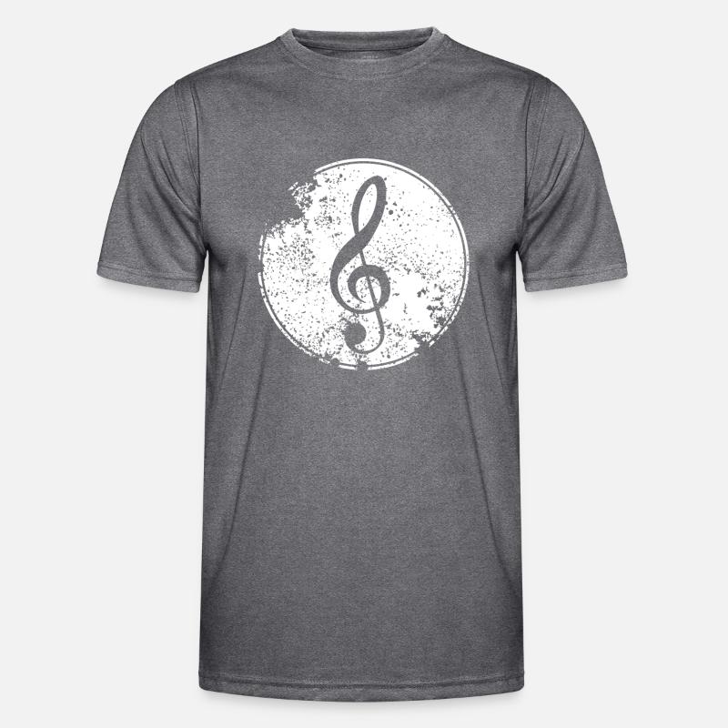Musiknote Männer Funktions-T-Shirt