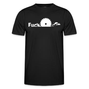 Fuck Off - Männer Funktions-T-Shirt - Schwarz - Vorne - AI Model Male 178 dark (178cm)