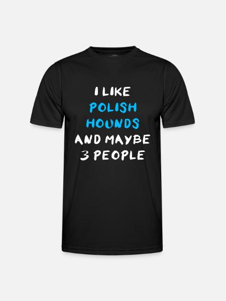 Polish Hound - Men's Functional T-Shirt - black