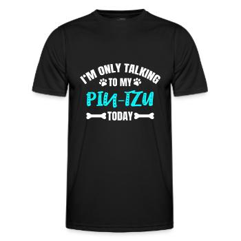 Pin-Tzu - Männer Funktions-T-Shirt - Schwarz - Vorne - AI Model Male 178 dark (178cm)