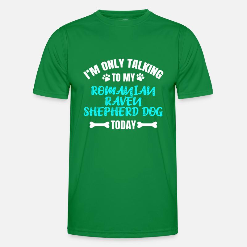 Romanian Raven Shepherd Dog Männer Funktions-T-Shirt