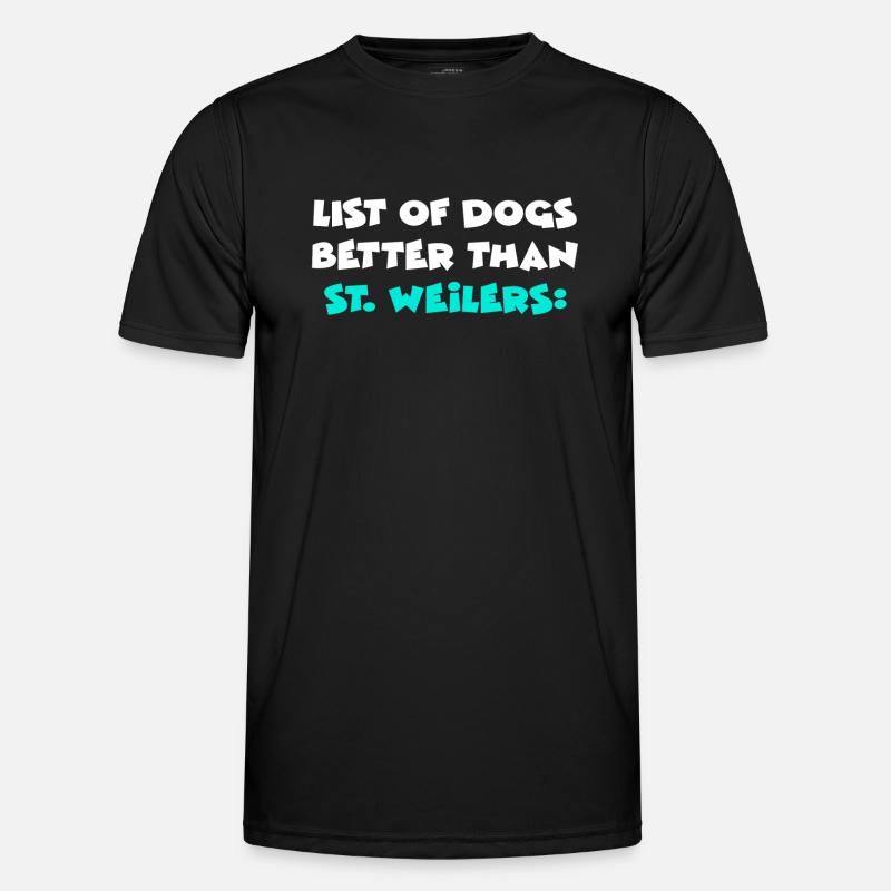 St. Weilers - Men's Functional T-Shirt - black