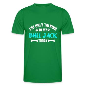 Jack de taureau - T-shirt sport Homme - vert - Devant - AI Model Male 178 dark (178cm)