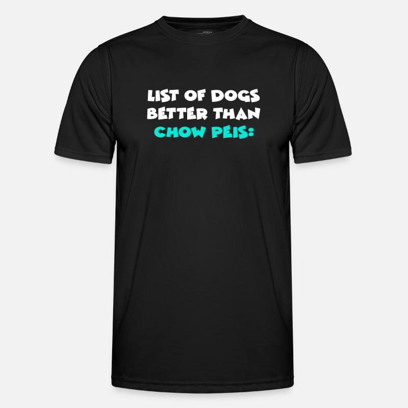 Chow Peis - Men's Functional T-Shirt - black