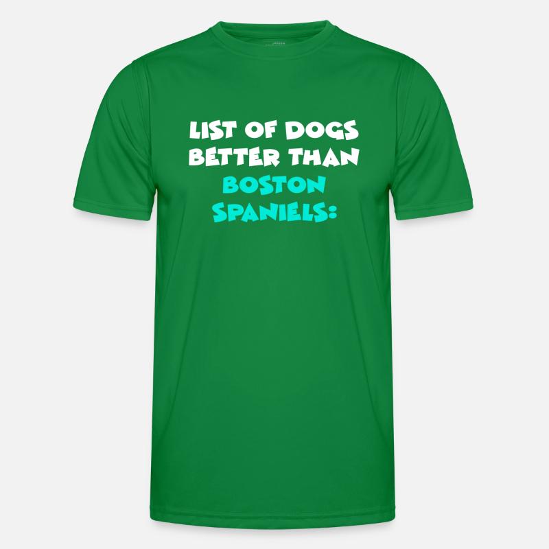 Boston Spaniels Männer Funktions-T-Shirt