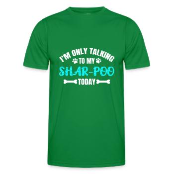 Shar-Poo - Männer Funktions-T-Shirt - Kelly Green - Vorne - AI Model Male 178 dark (178cm)