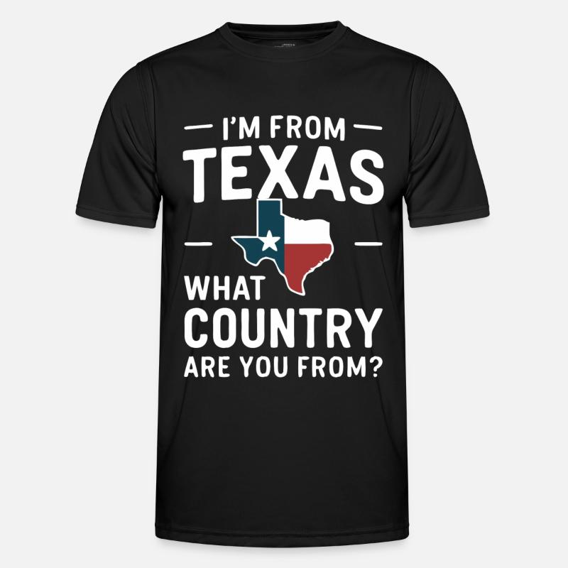 Texas State Texans Texas - Men's Functional T-Shirt - black