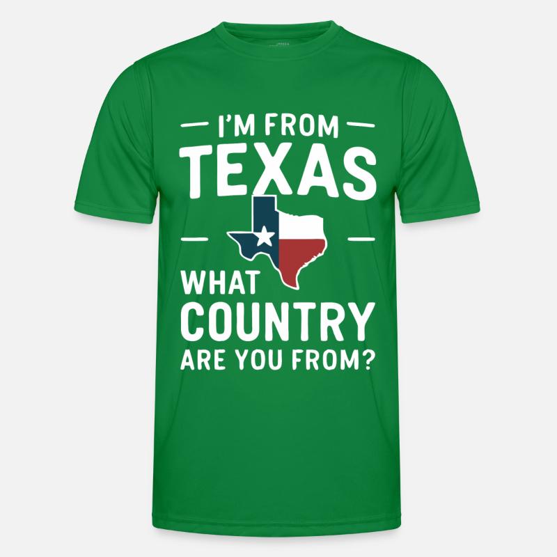 Texas State Texaner Texas Männer Funktions-T-Shirt