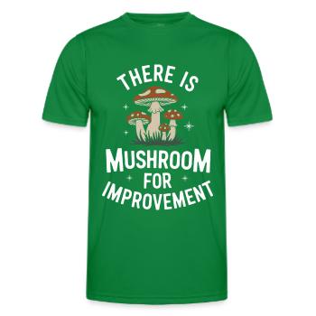 Pilz Pilze Funghi Champignon - Männer Funktions-T-Shirt - Kelly Green - Vorne - AI Model Male 178 dark (178cm)