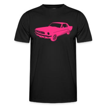 U.S. sports car - Men's Functional T-Shirt - black - Front - AI Model Male 178 dark (178cm)