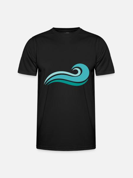 Wave - Men's Functional T-Shirt - black