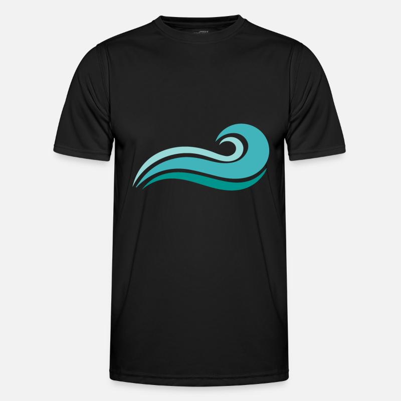 Wave - Men's Functional T-Shirt - black