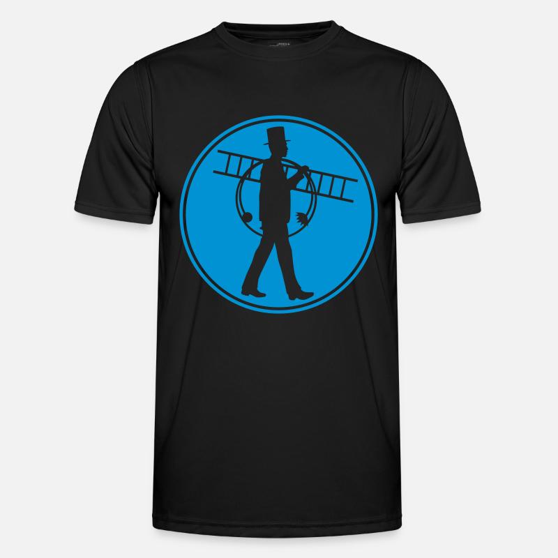schornsteinfeger_012015_b_2c - Männer Funktions-T-Shirt - Schwarz