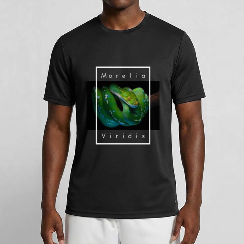 Morelia Viridis Arbre Vert Python Serpent Gardien T-shirt sport Homme