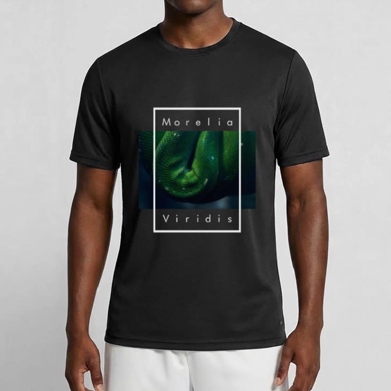 Arbre vert Python Morelia Viridis Serpent T-shirt sport Homme