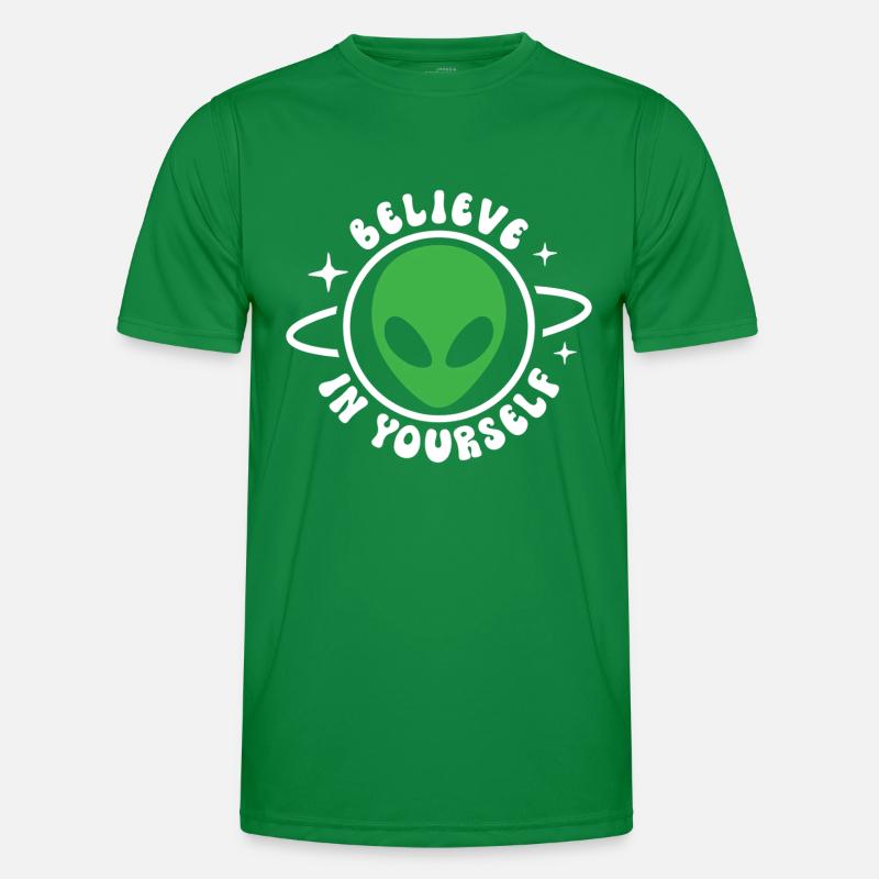 Glaube an dich selbst Männer Funktions-T-Shirt