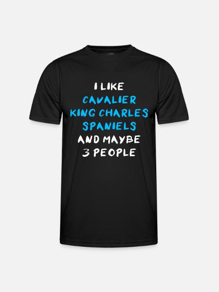 Cavalier King Charles Spaniel - Men's Functional T-Shirt - black