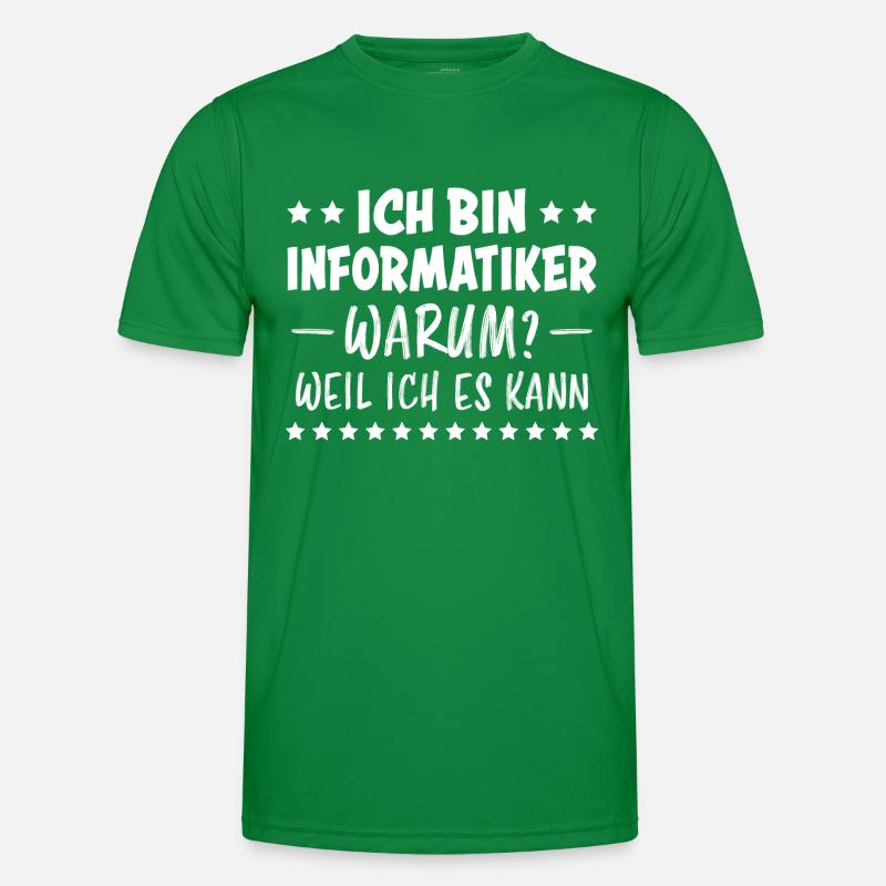 Informatiker Lustig Spruch Programmierer Geschenk Männer Funktions-T-Shirt