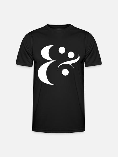 esperluette - T-shirt sport Homme - noir