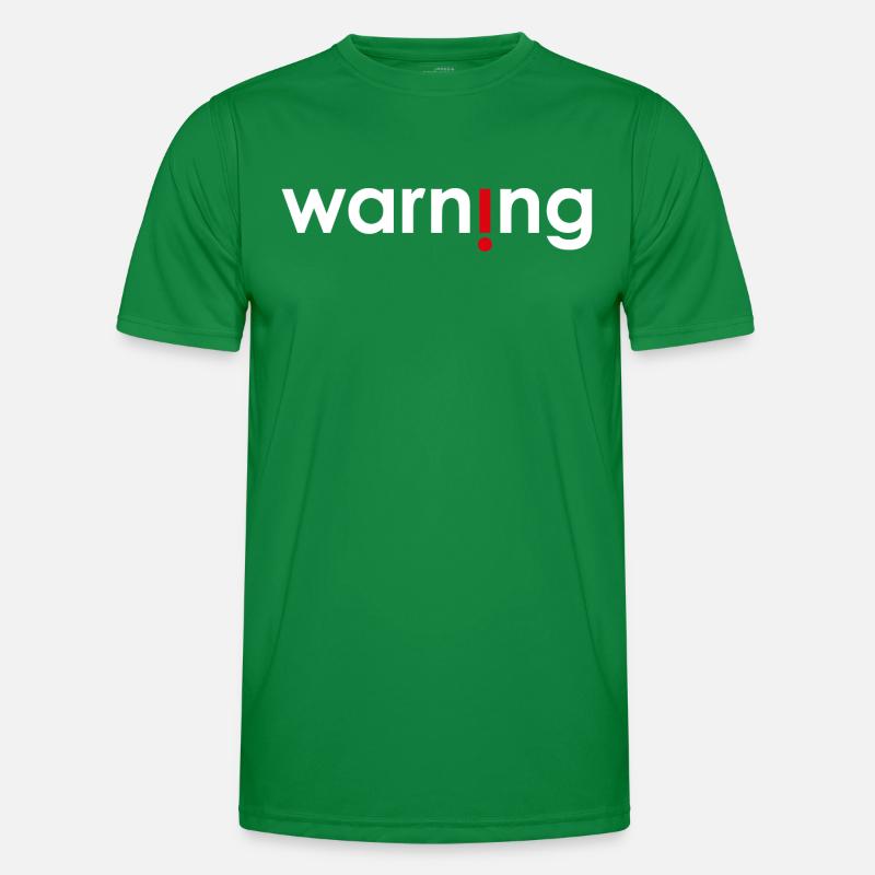 Warning Men's Functional T-Shirt