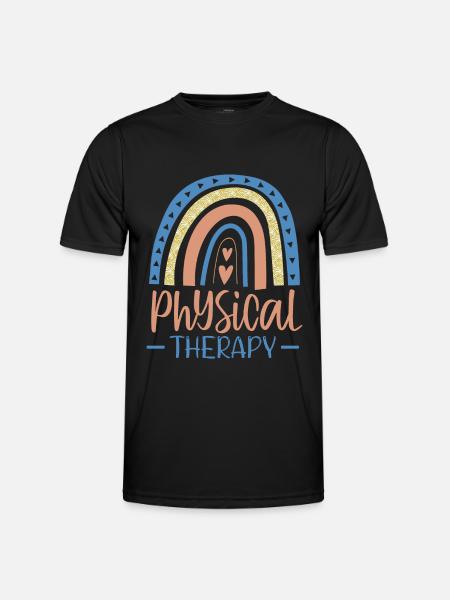 Physiotherapy design For physiotherapists - Men's Functional T-Shirt - black