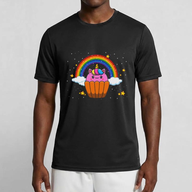 Einhorn Cupcake Für Bäcker Oder Backfans Männer Funktions-T-Shirt