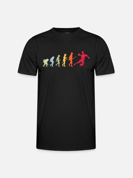 Handball Handball Player Evolution Retro Vintage - T-shirt sport Homme - noir