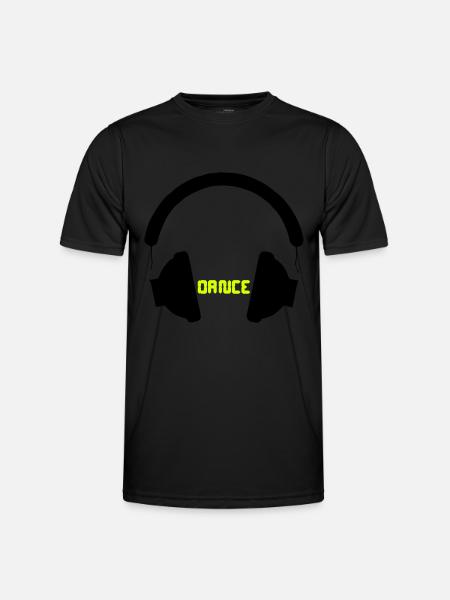 Dance - Männer Funktions-T-Shirt - Schwarz