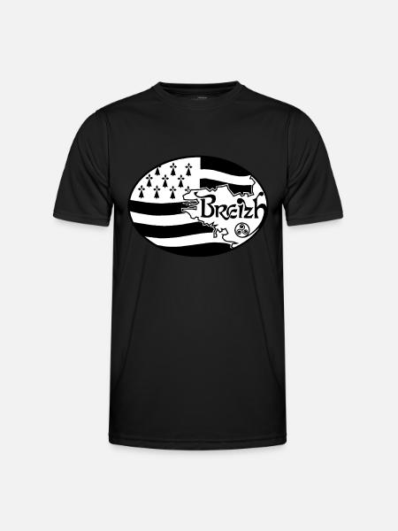 Flag Britain authentic - Men's Functional T-Shirt - black