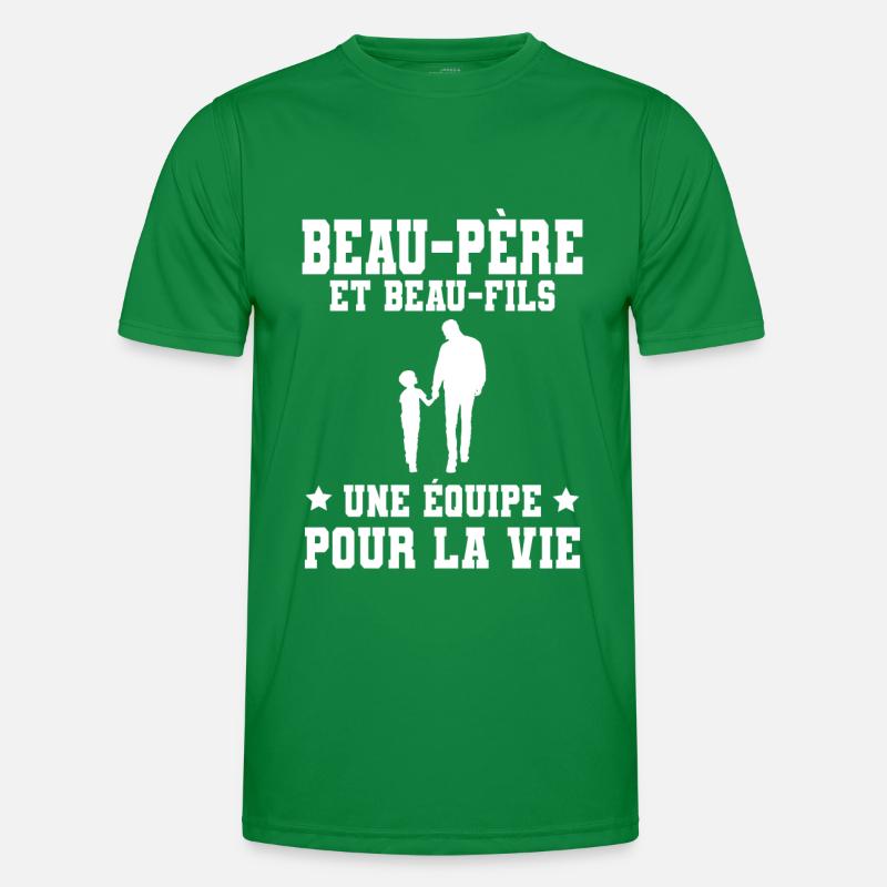 Step-Dad Stepdad Stepson Team for Life Men's Functional T-Shirt