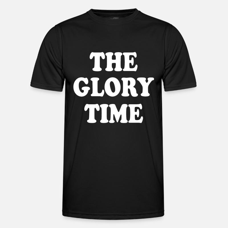 The glory time - Männer Funktions-T-Shirt - Schwarz