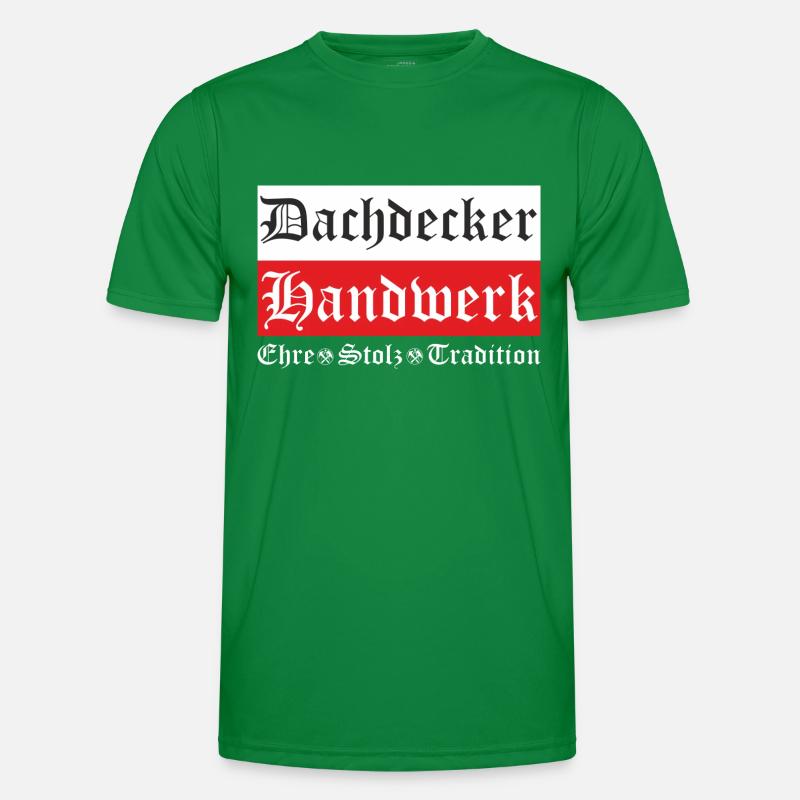 Dachdecker Handwerk Männer Funktions-T-Shirt
