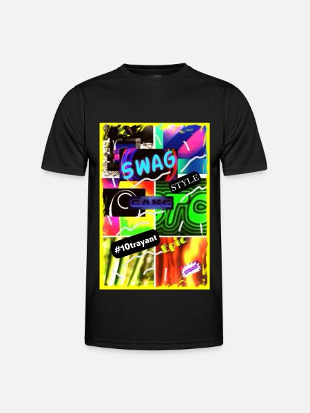 SWAG 4000 - T-shirt sport Homme - noir