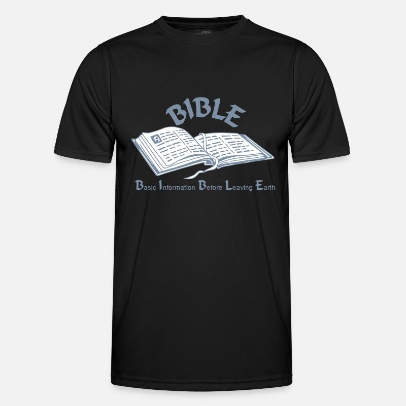 Bibel Männer Funktions-T-Shirt
