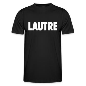 Lautre - Men's Functional T-Shirt - black - Front - AI Model Male 178 dark (178cm)
