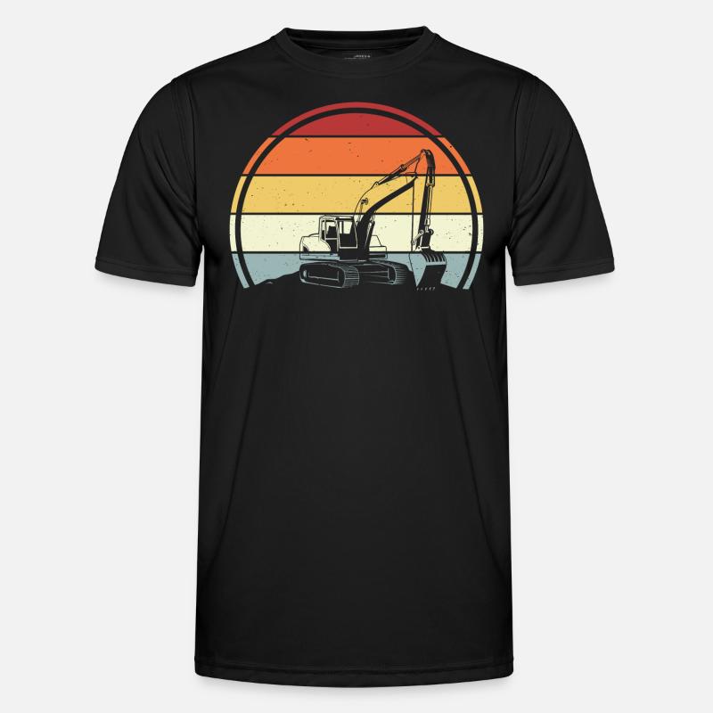 Excavator - Men's Functional T-Shirt - black