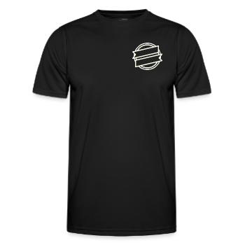 Logo - Logo du cercle - T-shirt sport Homme - noir - Devant - AI Model Male 178 dark (178cm)