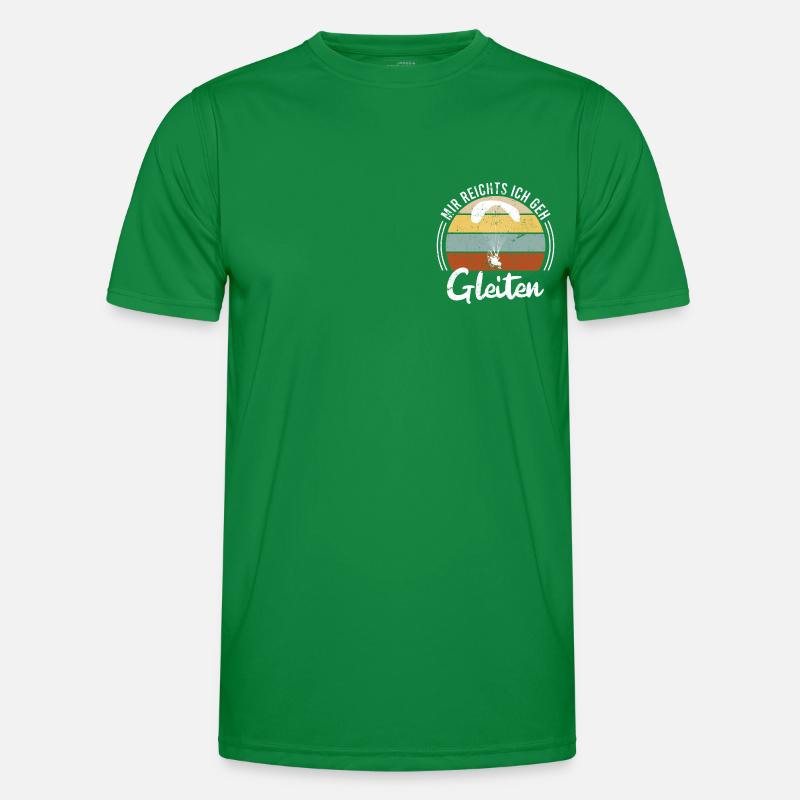 Gleitschirmflieger Gleitschirm Pilot Spruch Männer Funktions-T-Shirt