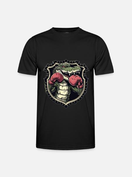 Alligator Boxer MMA - Men's Functional T-Shirt - black