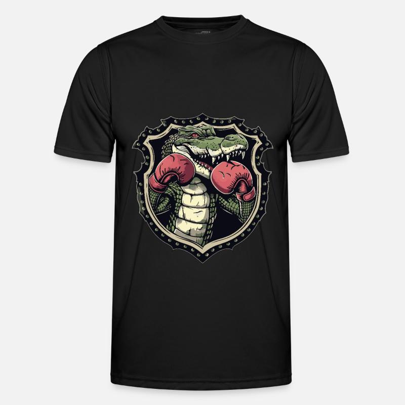 Alligator Boxer MMA - Men's Functional T-Shirt - black