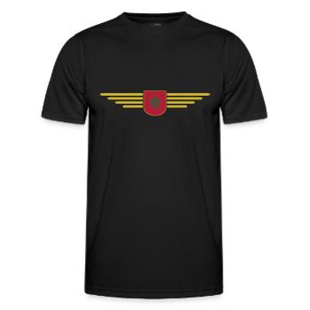 Marokko Rabat Fan Outfit Design T Shirt - Männer Funktions-T-Shirt - Schwarz - Vorne - AI Model Male 178 dark (178cm)