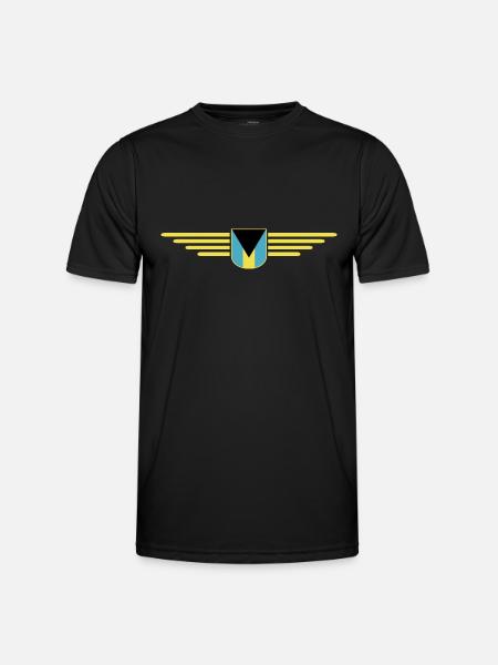 Bahamas fans: Tropical design - Men's Functional T-Shirt - black