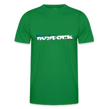 Rostock Graffiti - Männer Funktions-T-Shirt - Kelly Green - Vorne - AI Model Male 178 dark (178cm)
