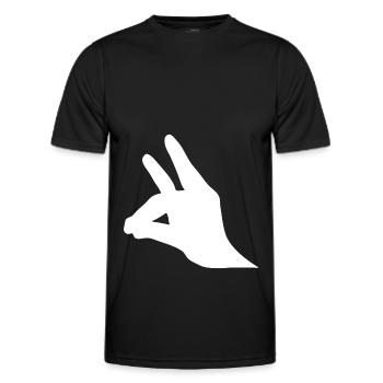 Primary school teacher educator Schweigefuchs Teacher - Men's Functional T-Shirt - black - Front - AI Model Male 178 dark (178cm)