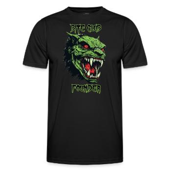 Orc, démon, fondateur du Club - T-shirt sport Homme - noir - Devant - AI Model Male 178 dark (178cm)