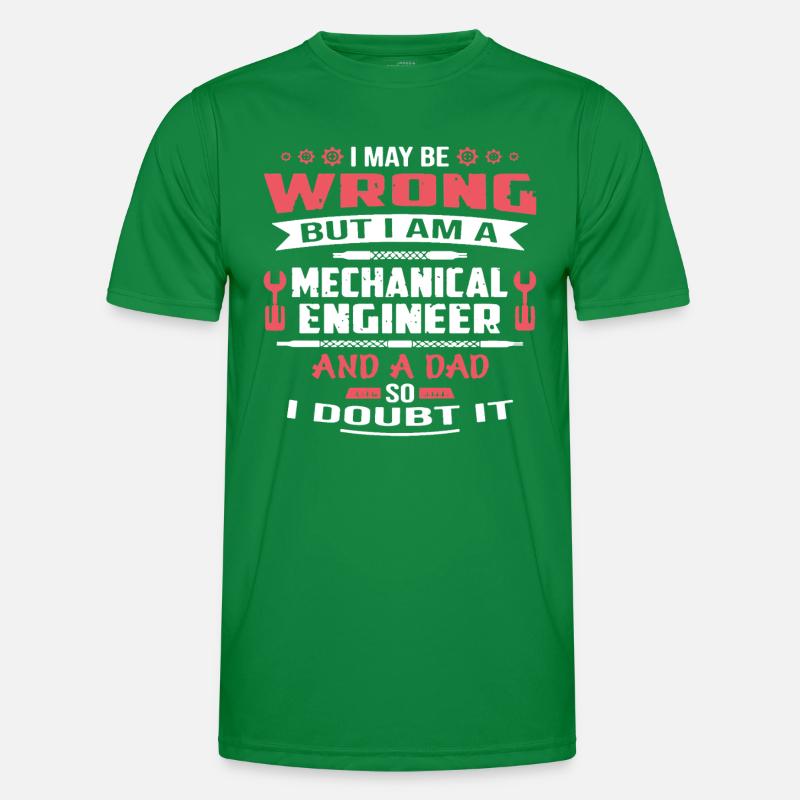 Mechanical Engineer Dad Men's Functional T-Shirt